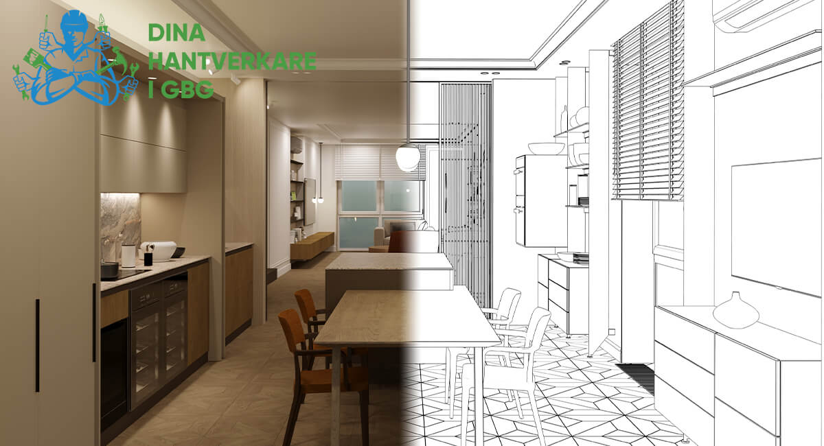 Gör upp ritningar och planera din köksrenovering